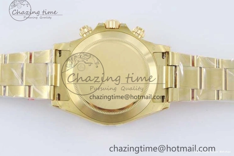 AAA Replica Watches 116595RBOW Black on A Diamonds 2406 Best YG 904L YG Dial Edition Bracelet Effortless TWF 1:1 Steel Daytona YG 0109